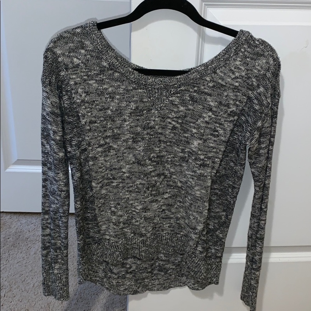 American Eagle gray sweater- size XS